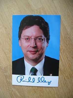 Schleswig-Holstein Minister SPD Reinhard Meyer - handsigniertes Autogramm!!!