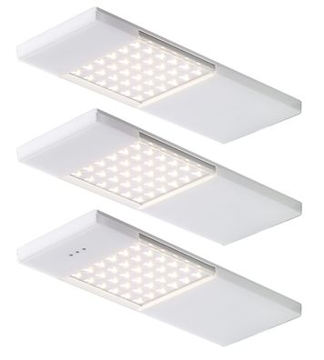 LED Unterbauleuchte Küche 3x4 W, Leuchtenset Samba mit Sensor, Dimmer