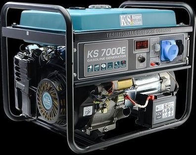 Könner&Söhnen Benzin Generator 230V KS7000E 5,5KW Stromerzeuger