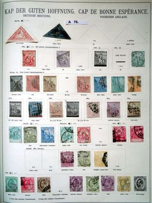 schöne hochwertige Briefmarkensammlung Kap der guten Hoffnung ab 1853