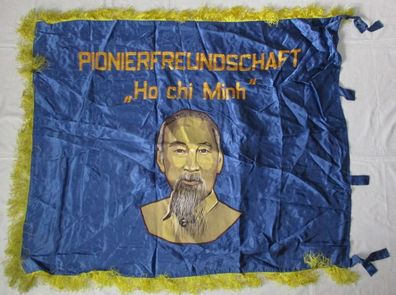 seltene DDR Fahne Pionierfreundschaft 'Ho Chi Minh' (109293)