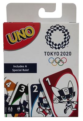 Mattel Games GNL01 UNO Olympia Tokio 2020 Edition Kartenspiel mit 112 Karten und