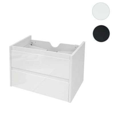 Waschbeckenunterschrank HWC-B19, Waschtisch Badezimmer, hochglanz Soft-Close 50x60cm