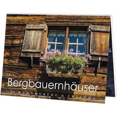 Postkartenbuch Bergbauernhäuser Postkartenbücher Ansichtskarte Postkarte Haus Blumen