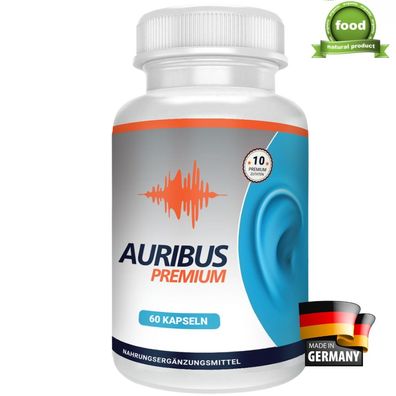 Auribus Premium - Ohrgesundheit - Ohren - 60 Kapseln - Blitzversand
