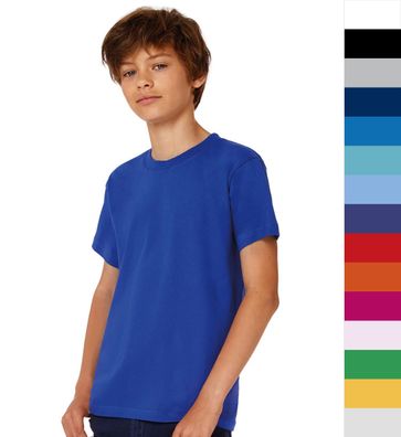 B&C dünnes Kinder T-Shirt in 18 Farben Baumwolle Kids Exact 190 Kids TK301