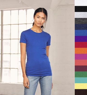 Bella + Canvas Damen T-Shirt Baumwolle in 16 Farben The Favorite T 6004 NEU