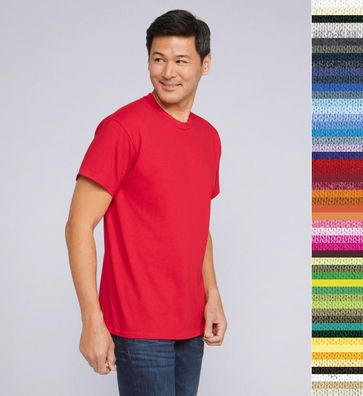 Gildan Herren Damen dickes T-Shirt in 48 Farben Ultra 2000 S - 5XL NEU