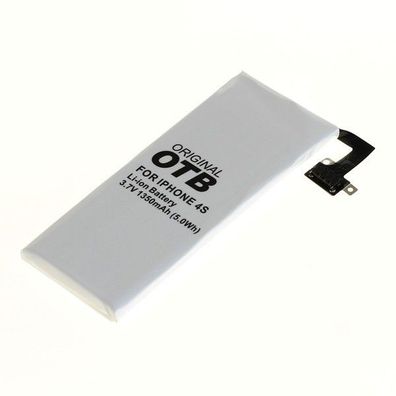 OTB - Ersatzakku kompatibel zu Apple iPhone 4S - 3,7 Volt 1350mAh Li-Polymer