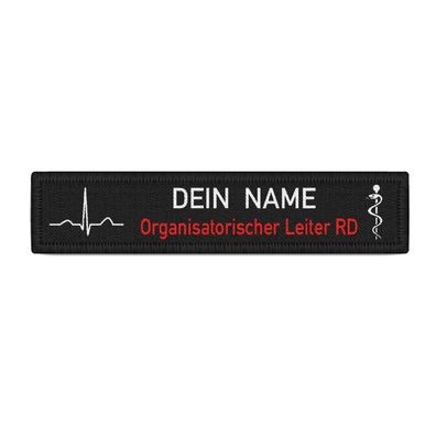 Organisatorischer Leiter RD QRS Komplex Patch Feuerwehr Bundeswehr #38962