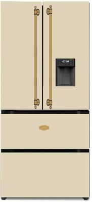 Kaiser KS 80425 ElfEm Retro Kühlschrank Side-by-Side Kühl Gefrier Kombi No Frost 506