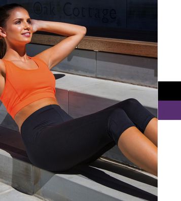 Result Damen Yoga Capri Hose Fitness Sport Leicht Impact Softex S284F NEU