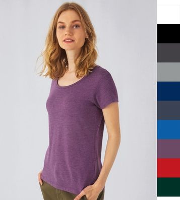 B&C Damen Triblend T-Shirt bedruckbar XS-2XL TW056 Triblend / women NEU