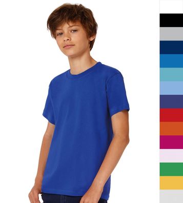3er Pack B&C dünnes Kinder T-Shirt in 18 Farben Baumwolle Kids Exact 190 Kids