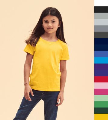 Fruit of the Loom Girls Iconic T 61-025-0