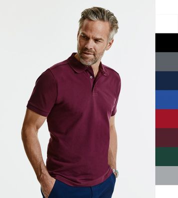 Russell Europe Men`s Tailored Stretch Polo R-567M-0