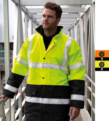 Result Safe-Guard Core Motorway 2-Tone Safety Coat R452X