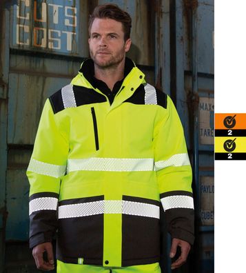 Result Safe-Guard Printable Waterproof Softshell Safety Coat R475X