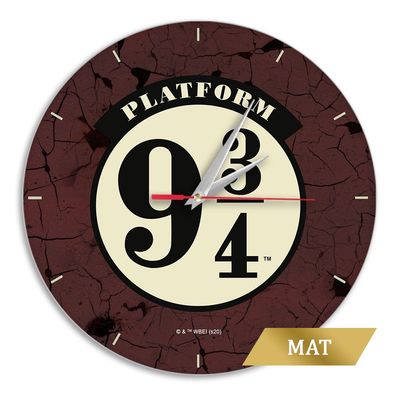 Wanduhr Matt Harry Potter Clock Uhr Hogwarts Dekoration