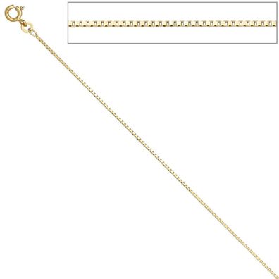 Venezianerkette 333 Gelbgold 1,0 mm 50 cm Gold Kette Halskette Goldkette