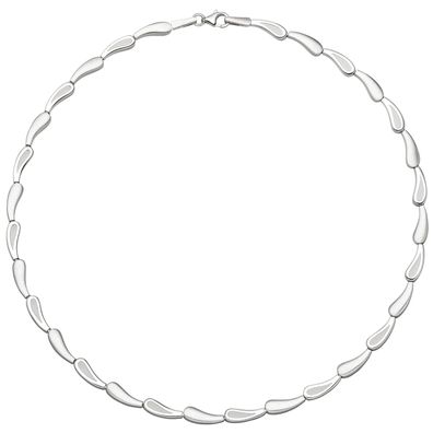 Collier Halskette 925 Sterling Silber 45 cm Kette Silberkette
