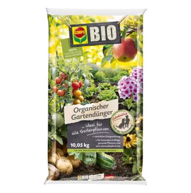 COMPO BIO Organischer Gartendünger, 10,05 kg