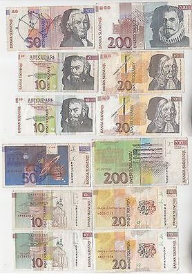 3 Banknoten Inflation Ungarn 1946 10, 50 & 100 Tausend Pengö (111138)