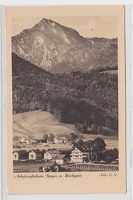 32684 Ak Arbeitsopferheim Bergen mit Hochgern um 1940