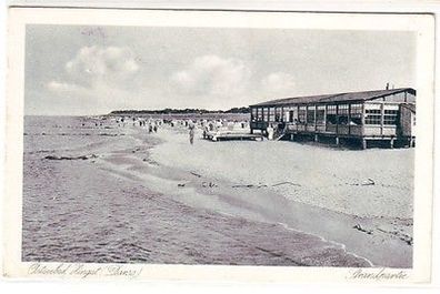 65596 Ak Ostseebad Zingst (Darss) Strandpartie um 1930