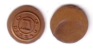 alte Bronze Wertmarke der Firma GC Dessau (111160)