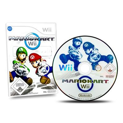 Wii Spiel Mario Kart ohne Lenkrad #A