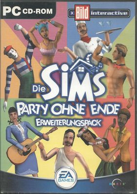 Die Sims: Party ohne Ende (PC, 2001) komplett mit Anleitung - Zustand gut