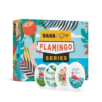 Silka 36 Stück Flamingo Radiergummis | Radierer für Kinder und Erwachsene