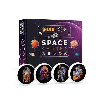 Silka 36 Stück SPACE Radiergummis | Radierer für Kinder und Erwachsene