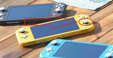 Nintendo Switch Lite 3D Analog Thumb Joystick Reparatur / Defekt weiss