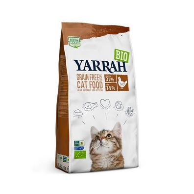 Yarrah Bio Cat getreidefrei Huhn & Fisch 800g