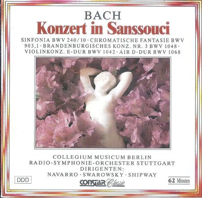 CD: J. S. Bach: Konzert in Sanssouci (1988) Constar Classic 130-17