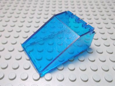 Lego 1 Windschutzscheibe 6x4x2 Transparent dunkelblau 4474