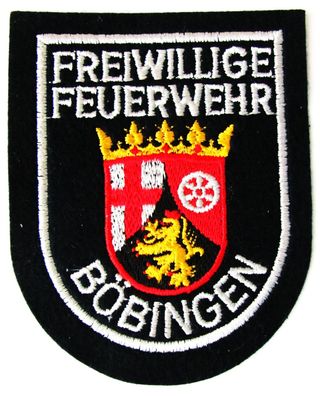Freiwillige Feuerwehr - Böbingen - Ärmelabzeichen - Abzeichen - Aufnäher - Patch