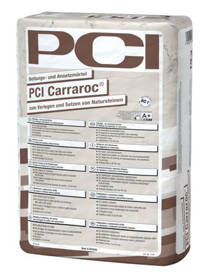 PCI Carraroc Trassmörtel Verlegemörtel Dickbettmörtel Natursteinmörtel Setzmörtel