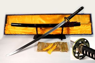 Handgeschmiedetes Samuraischwert der Serie FENG LIN "DRAGON SWORD" Katana mit 12-mal