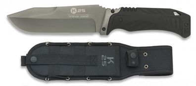 Knife K25 13,3 cm. Titanium coated