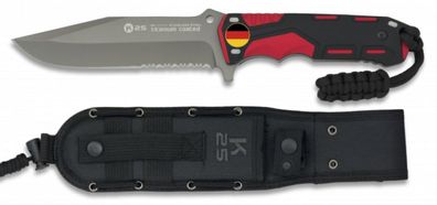 Tactical knife red/ black