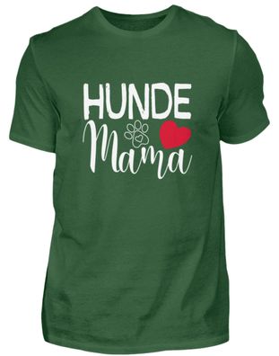 HUNDE mama - Herren Basic T-Shirt-V077TS7K