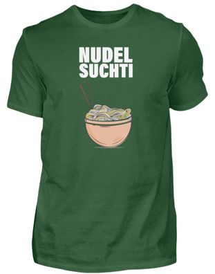 NUDEL SUCHTI - Herren Basic T-Shirt-VD2GF3IJ