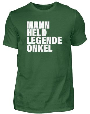 MANN HELD Legende ONKEL - Herren Basic T-Shirt-91F2GALM