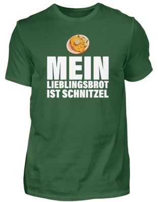 MEIN Lieblingsbrot IST Schnitzel - Herren Basic T-Shirt-6QEZB149