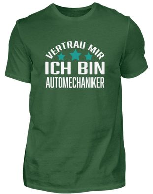 Vertrau MIR ICH BIN Automechaniker - Herren Basic T-Shirt-90V6EQK6