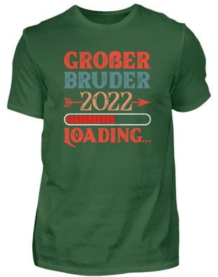 GROßER BRUDER 2022 Loading... - Herren Basic T-Shirt-VZPIK28X