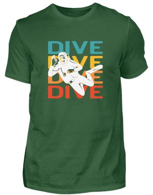 DIVE DIVE DIVE DIVE - Herren Basic T-Shirt-BYZADD3V